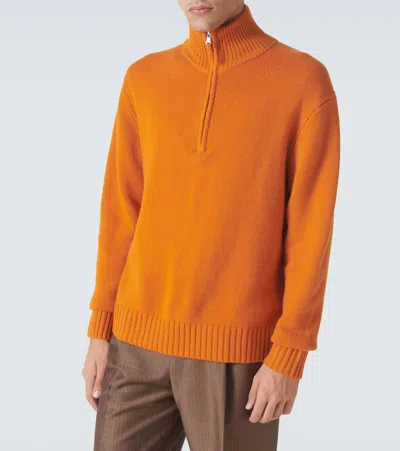 羊绒半拉链毛衣