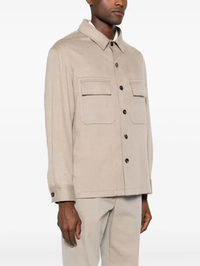 Shop Zegna Cashmere Shirt