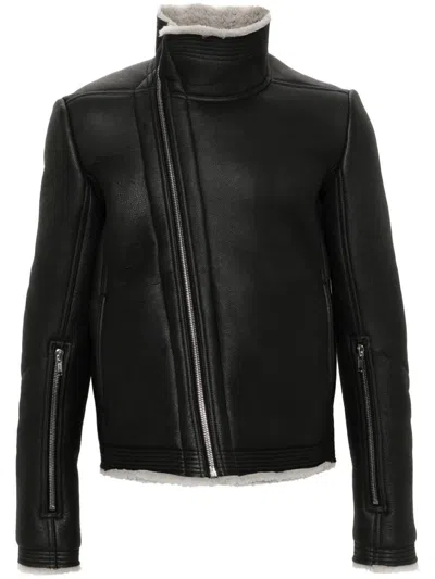 Shop Rick Owens Jacket With Logo