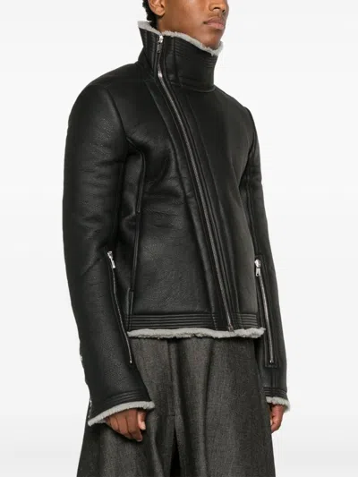 Shop Rick Owens Jacket With Logo