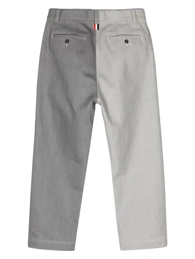 Thom Browne Tailored Trousers With Two-tone Legs