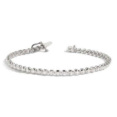 Aurate New York Mini Lab Grown Diamond Tennis Bracelet In White