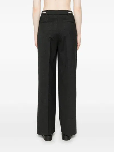 Peserico Flannel Trousers In Grey