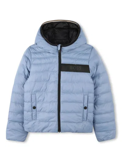 Bosswear Reversible Puffer Jacket In Grey
