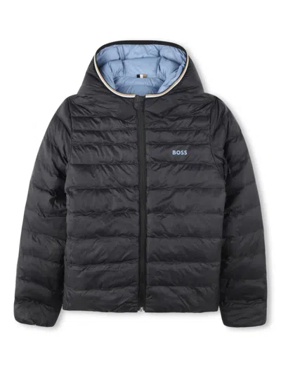 Bosswear Reversible Puffer Jacket In Grey