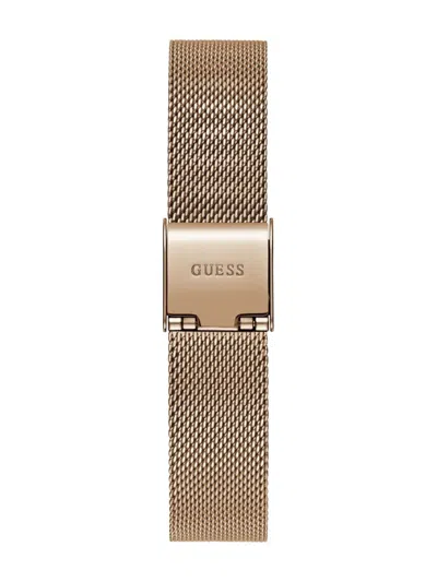 Shop Guess Usa Iconic Quartz 30mm In Pink