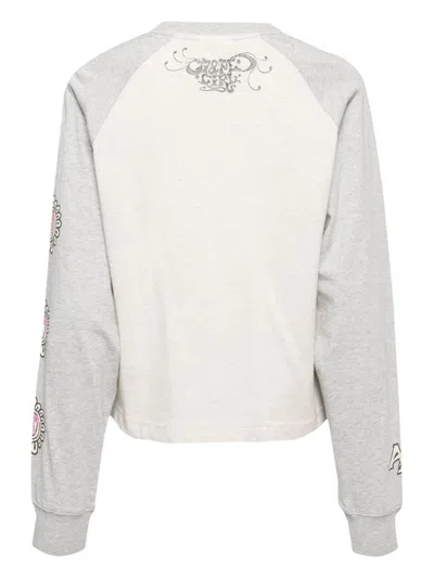 Aape By A Bathing Ape Moonface Logo T-shirt In Neutrals