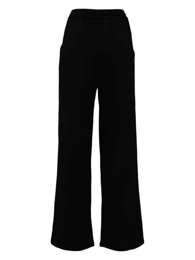 B+ab Chevron-knit Track Pants In Black