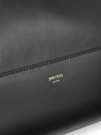 Jimmy Choo Medium Diamond Tote Bag In Black