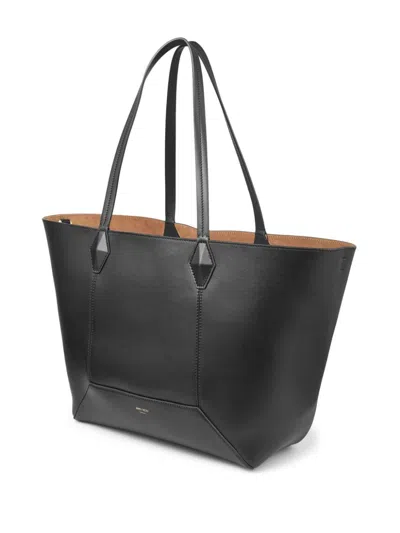 Jimmy Choo Medium Diamond Tote Bag In Black