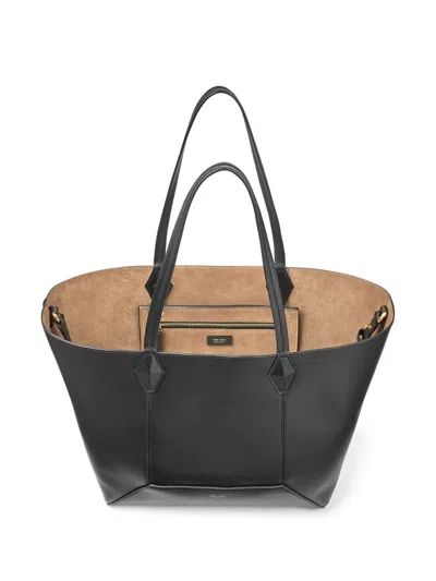 Jimmy Choo Medium Diamond Tote Bag In Black