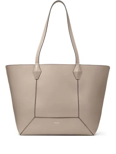 Jimmy Choo Medium Diamond Tote Bag In Neutrals