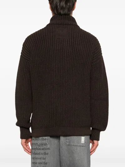 Emporio Armani Sweaters In Brown