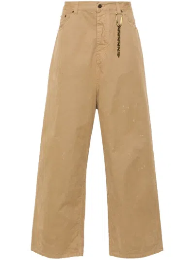 Darkpark Ray Wide-leg Trousers In Neutrals