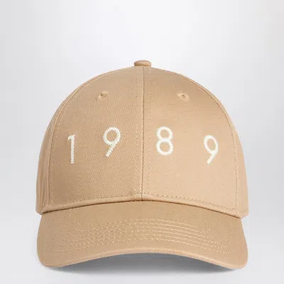 1989 Studio Embroidered 1989 Baseball Cap In Cream