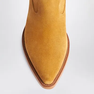 1989 Studio Brown Cowboy Boots In Brown