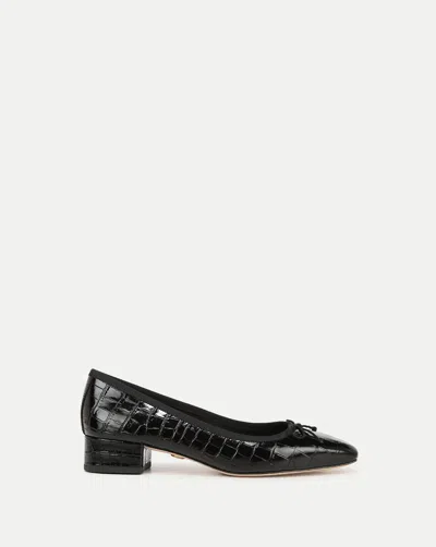 Veronica Beard Cecile Square Toe Pump In Black