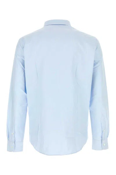 Shop Ami Alexandre Mattiussi Ami Paris Shirts In Blue