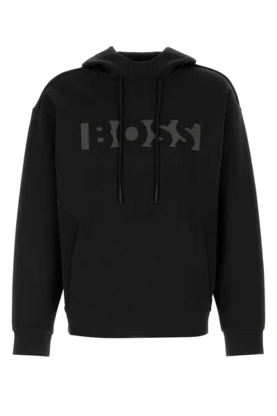 Shop Hugo Boss Boss Sweatshirts In Black