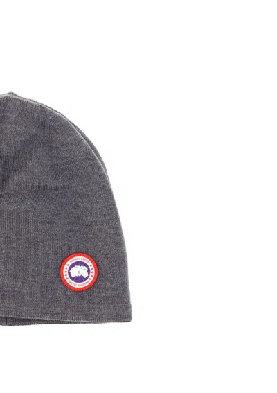 Shop Canada Goose Hats E Hairbands In Grey