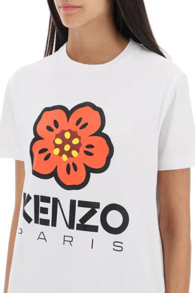 Shop Kenzo Boke Flower Printed T-shirt In White