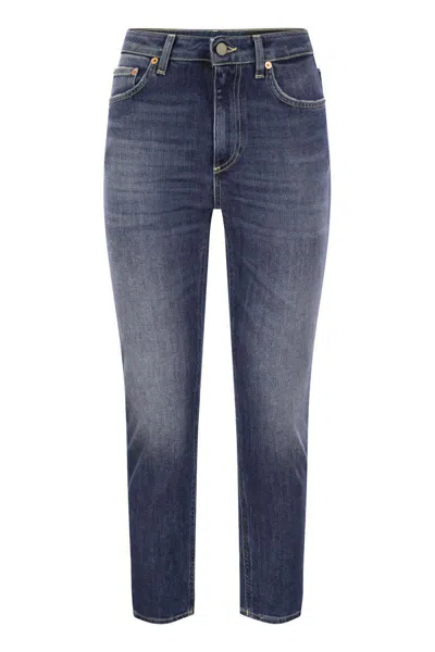 Dondup Cindy - Regular Stretch Denim Jeans In Navy