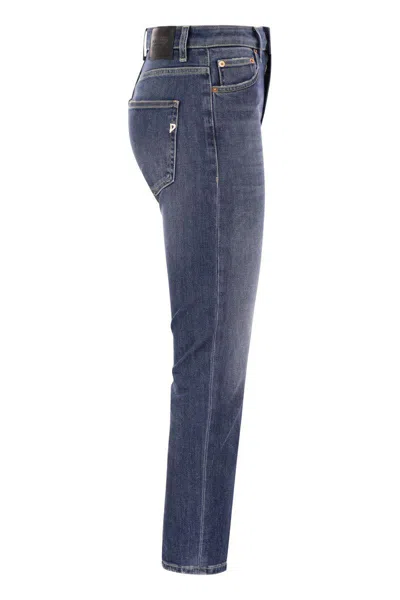 Dondup Cindy - Regular Stretch Denim Jeans In Navy