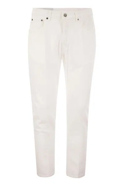 Dondup Men's Dian - Carrot-fit Jeans In White