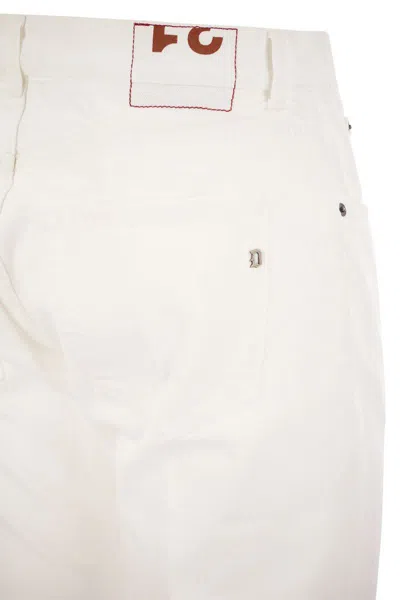 Dondup Men's Dian - Carrot-fit Jeans In White