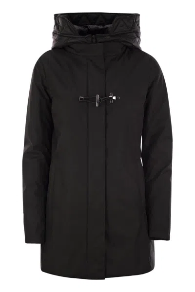 Fay Toggle - Double Front Parka In Black