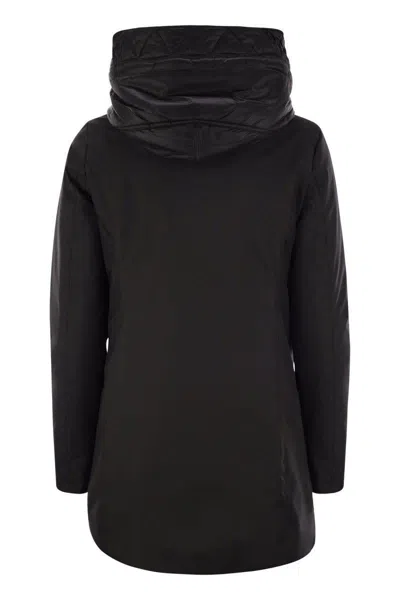 Fay Toggle - Double Front Parka In Black