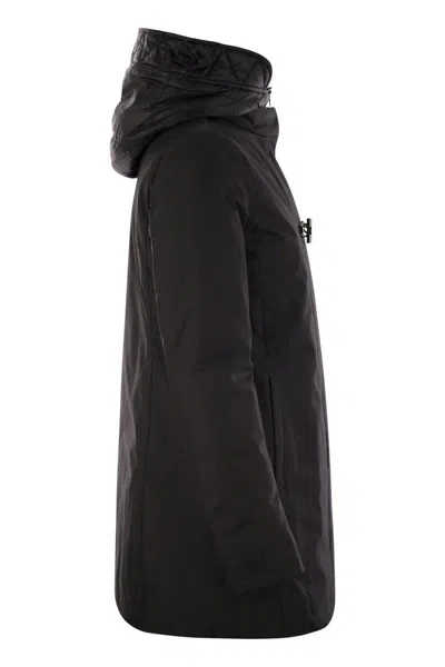 Fay Toggle - Double Front Parka In Black