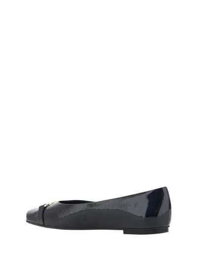 Shop Ferragamo Salvatore  Ballerinas In Black