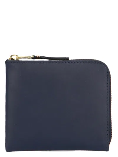 Shop Comme Des Garçons 'arecalf' Wallet In Blue