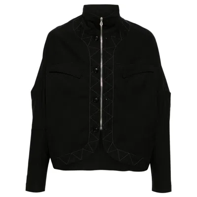 Shop Kiko Kostadinov Outerwears In Black