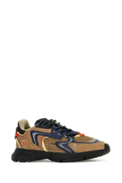 Lacoste L003 Neo Textile Panelled Sneakers In Multicoloured