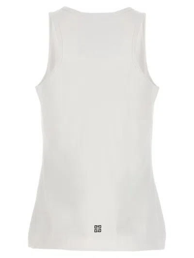 Shop Givenchy Logo Print Tank Top In Multicolor