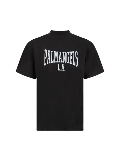 Shop Palm Angels T-shirts In Black