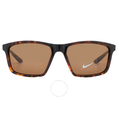 Nike Brown Rectangular Unisex Sunglasses  Valiant Mi Cw4645 220 60