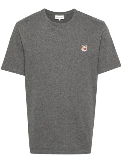 Shop Maison Kitsuné Maison Kitsune' T-shirts And Polos In Grey