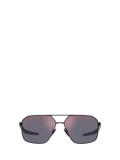 Prada Square-frame Sunglasses In Matte Black