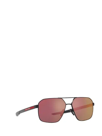 Prada Square-frame Sunglasses In Matte Black
