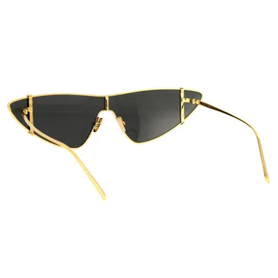 Shop Saint Laurent Eyewear Sunglasses In Gold