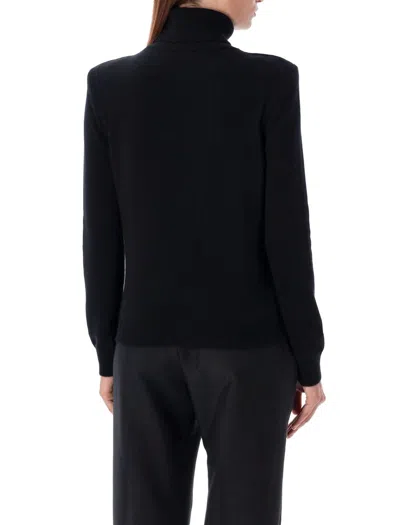 Shop Tom Ford High Neck Knitwear In Black