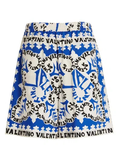 Shop Valentino Garavani Bermuda  'mini Bandana' In Multicolor