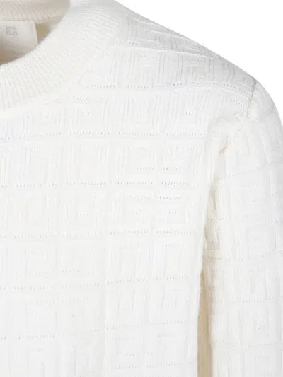 Givenchy 4g-embossed Jumper In White