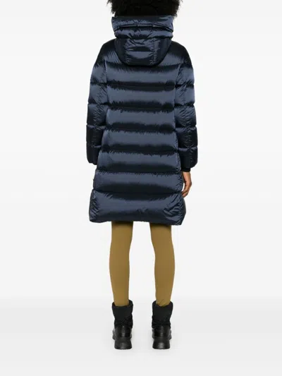 Shop Add Hooded Down Coat In Blue