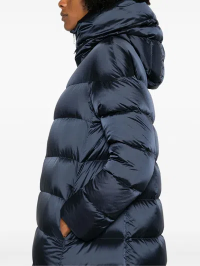 Shop Add Hooded Down Coat In Blue