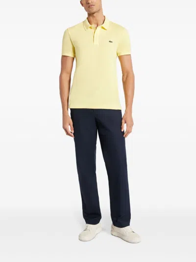 Lacoste Mens Classic Fit Polo Shirt In Yellow
