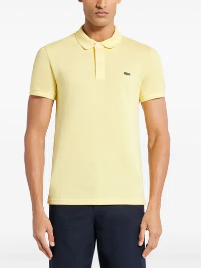 Lacoste Mens Classic Fit Polo Shirt In Yellow